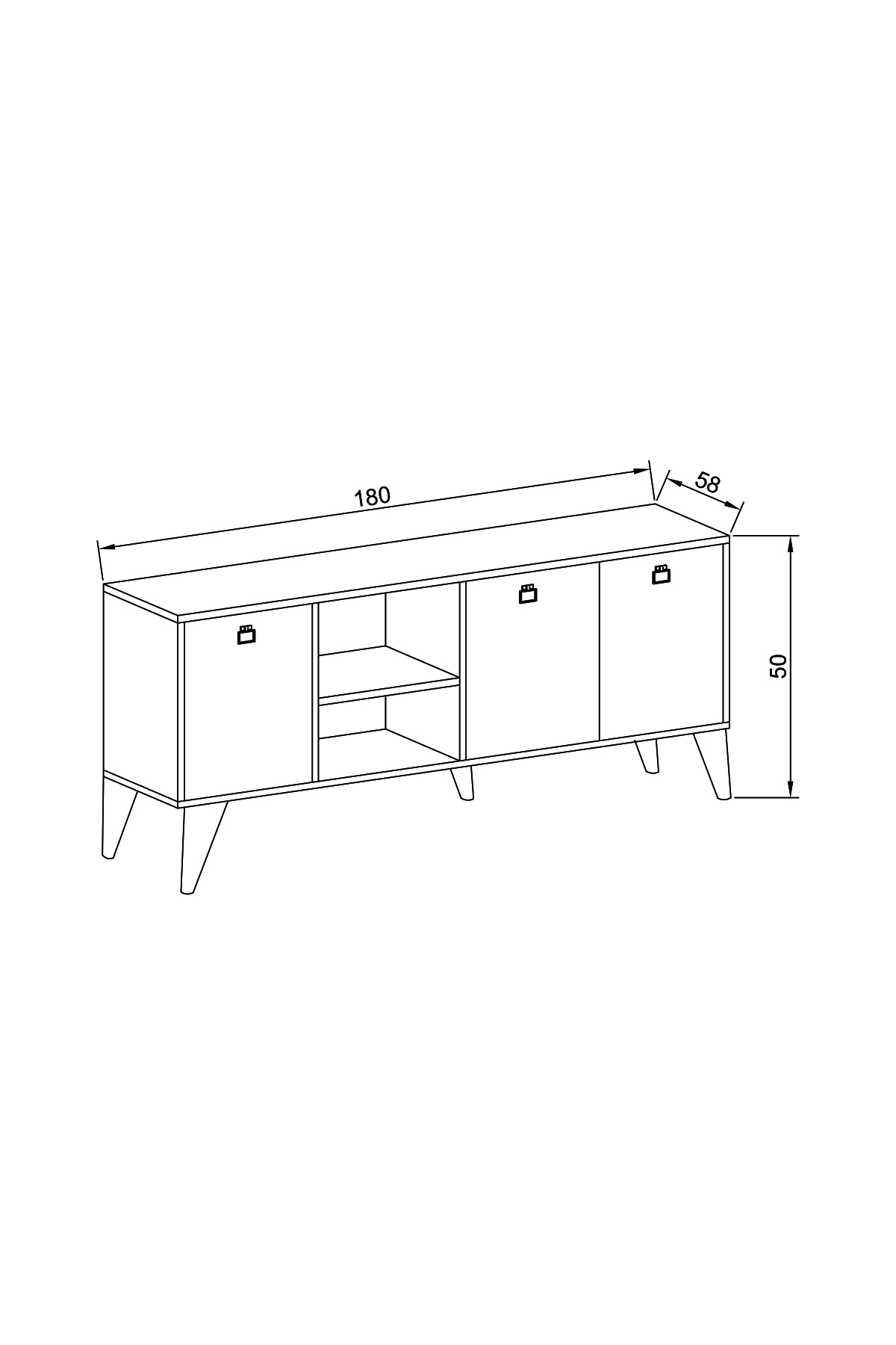 Mona Tv Ünitesi 180 cm